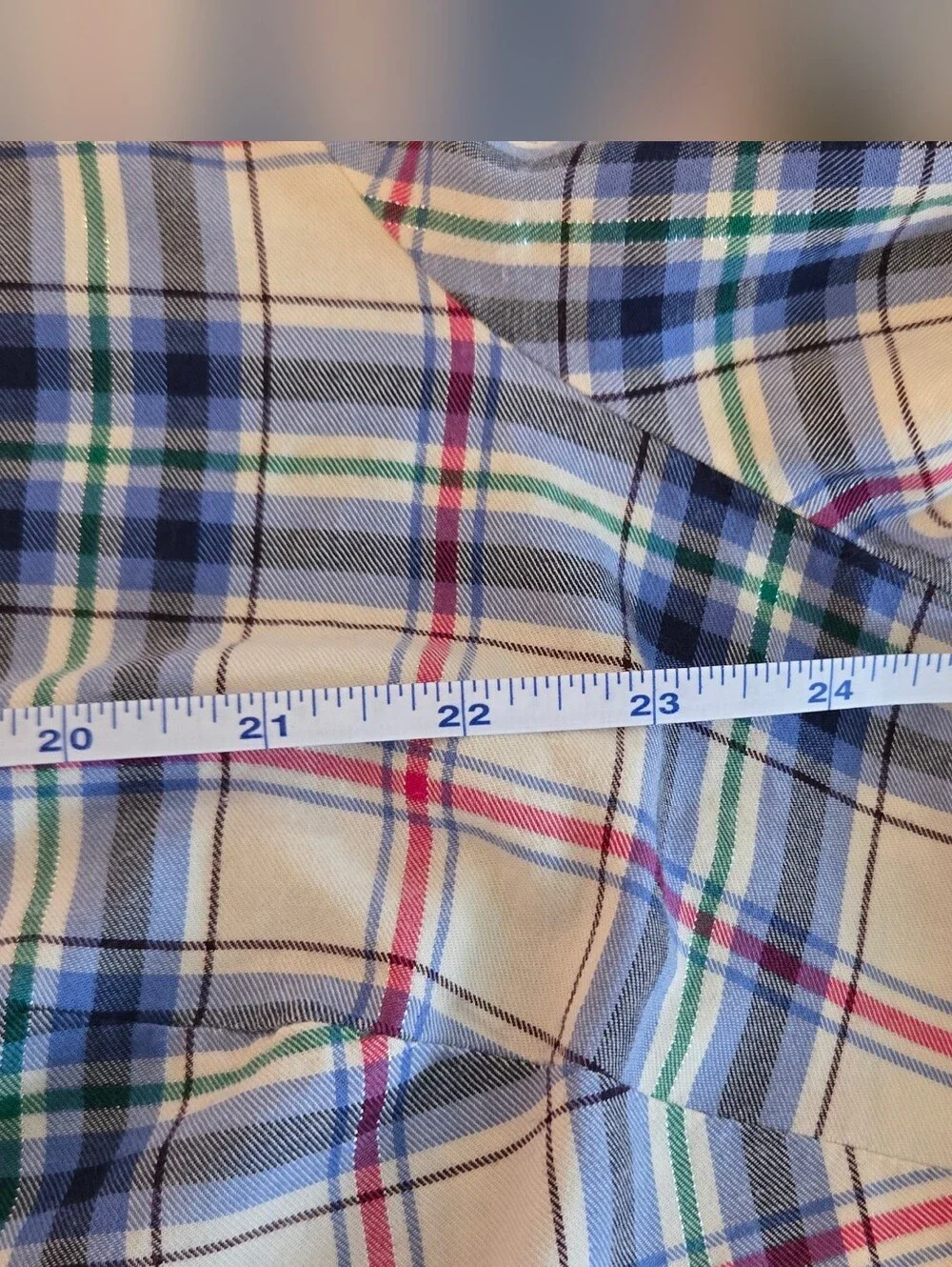 Talbots Plaid Shirt 2X - Picture 7 of 8